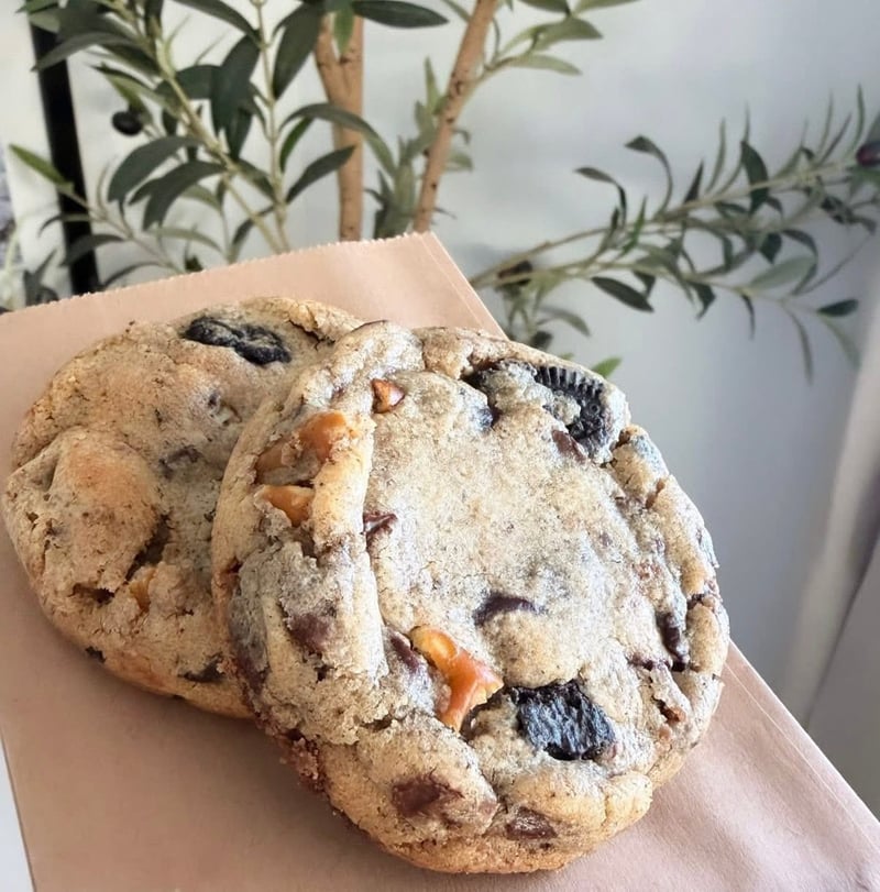 Blueberry sourdough boule with purple swirls